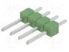 Conector 4 pini, seria AMPMODU MOD II, pas pini 2.54mm, TE Connectivity - 826926-4