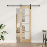 Ușă glisantă vidaXL cu set de hardware 61x198.5 cm Lemn Masiv Pin