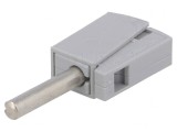 Mufă Banană 4mm 20A 42V Gri, Wago