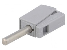 Mufă Banană 4mm 20A 42V Gri foto