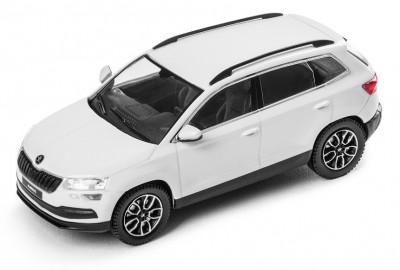 Macheta Skoda Karoq 1:43 Alb Luna Oe Skoda 5A7099300S9R foto