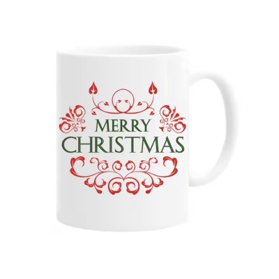 Cana alba personalizata &amp;quot;Merry Christmas&amp;quot;, INOVATIX&amp;reg;️. 330ml foto