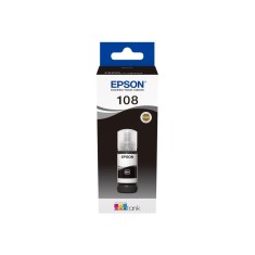 Epson 108 EcoTank Black Cerneala Originala 70 ml, Black, pentru L18050 L8050