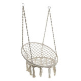 Cumpara ieftin Hamac Boho Crem Inart, 60x80x135 cm, Panza, Max 250kg, Balansoar Suspendat, Gradina/Outdoor