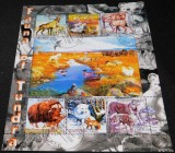 K&acirc;rg&acirc;zstan 2004 &ndash; Fauna Tundrei &ndash; Coliță cu 6 Timbre Ștampilată -A61