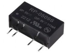 Convertor DC/DC 1W 5V la 9V 111mA SIP7