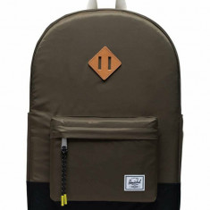 Herschel rucsac 11238-05738-OS Heritage culoarea verde, mare, neted