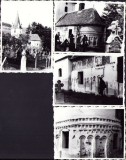 P1176 Lot de 4 poze cu biserica din Săliște, 1966