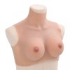VidaXL Bust cu s&acirc;ni din silicon cupă C, culoare naturală