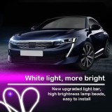 Cumpara ieftin Banda auto LED iluminat capota cu iluminare DINAMICA lumina alb-rece universala 12V