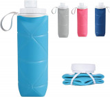 Flacoane de apă lapsible Supapă rezistentă la scurgere reutilizabilă BPA fără si, Oem
