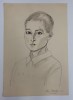 ADOLESCENT , DESEN de C. RISCUTIA , DATAT 1962