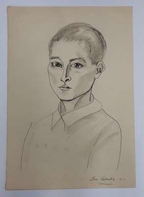 ADOLESCENT , DESEN de C. RISCUTIA , DATAT 1962 foto