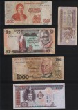 Set 5 bancnote de prin lume adunate (cele din imagini) #8