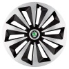 Set 4 capace roti Fox Gri-Negru R17 pentru gama auto Skoda, Autohelix MSA