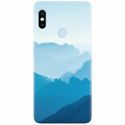 Husa silicon pentru Xiaomi Remdi Note 5 Pro, Blue Mountain Crests foto