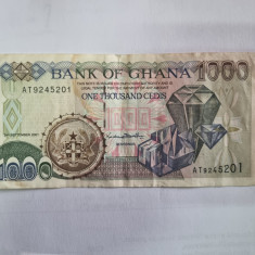 bancnota ghana 1000c 2001