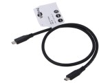 Cablu USB 3.2 USB C 0,5m Goobay negru 10Gbps