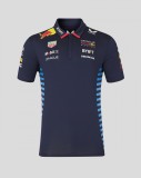 Red Bull Racing tricou polo official navy F1 Team 2024 - XXL, Castore