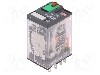 Releu electromagnetic, 230V AC, 6A, 4PDT, serie RXM, SCHNEIDER ELECTRIC - RXM4AB2P7