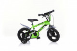 Bicicleta copii - R88 verde 12&quot;, Dino Bikes