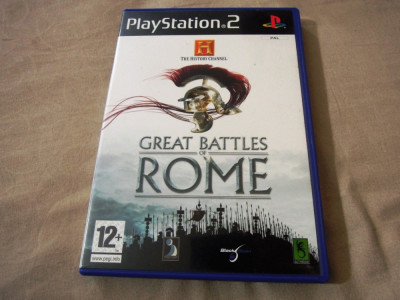 The History channel great Battles of Rome pentru PS2, original, PAL foto