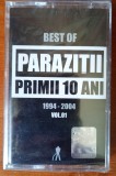 Caseta audio originala Paraziții - Primii 10 ani Sigilata !
