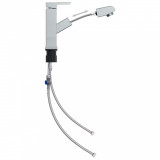 Cumpara ieftin Robinet chiuveta baie retractabil, finisaj cromat, 157x172 mm