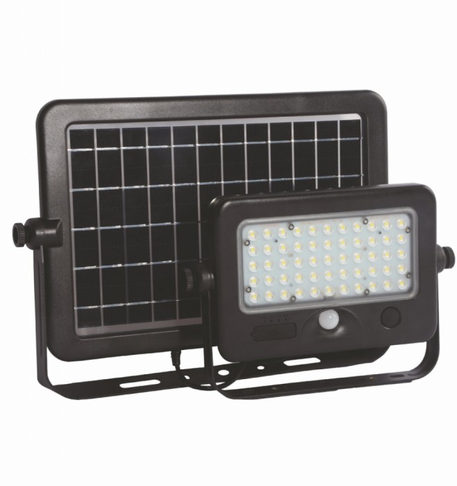 Proiector LED solar SOL-LRT-10W 10W, 1100lm, 4000K, power bank portabil, iesire USB, IP65
