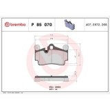 Placute frana Audi Q7 (4lb) 03.06-01.16, Q7 Van (4lb) 03.06-01.16; Porsche Cayenne (9pa) 09.02-12.10; Vw Touareg (7la 7l6 7l7) 10.02-01.13, Spate, BR, BREMBO