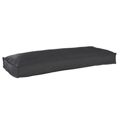 vidaXL Pernă pentru bancă din paleți Negru 100 x 40 x 8 cm 42001622 foto