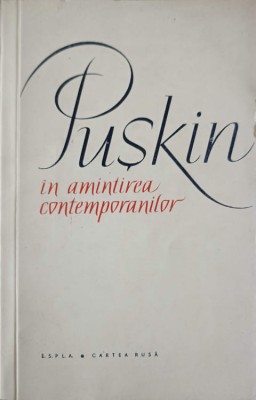 IN AMINTIREA CONTEMPORANILOR-A.S. PUSKIN-182337 foto