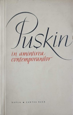 IN AMINTIREA CONTEMPORANILOR-A.S. PUSKIN foto