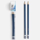 Set 2 Creioane 4B cu Corp Albastru, Duritate Medie, CMCLASS