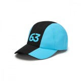Mercedes AMG Petronas șapcă de baseball George Russell blue with black stripe F1 Team 2024 - uniw, Stichd