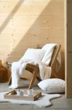 Patura Brume 180x220cm, Culoare Crem, 100% Poliester