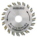Disc debitor cu dinti din tungsten, Proxxon 28017, 50mm, 20 dinti, Proxxon Micromot