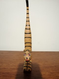 Suport pentru inele sculptura din lemn figurina tigru 26 cm inaltime