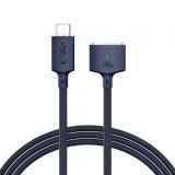 Cablu Incarcare Tech-Protect MMC01 Ultraboost, USB-C - MagSafe 3, 140W, 2m, Bleumarin