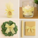 Tul de Textil Bej pentru Marturii DIY - 100 buc, CMCLASS