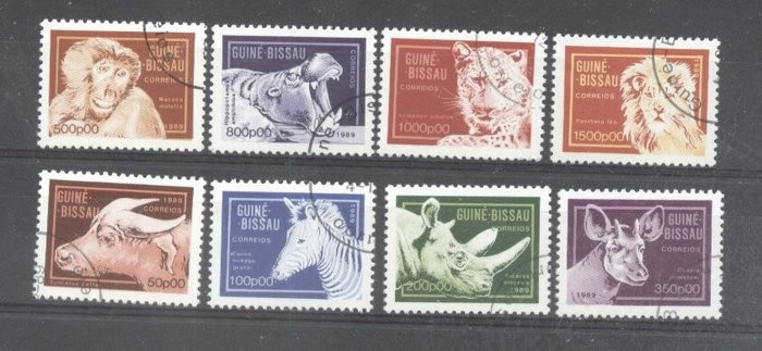 Guinee Bissau 1989 Definitives animals Mi.1096-03 used DE.113