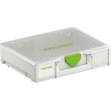 Festool SYS3 ORG M 89 - Cutie din plastic 296x396x89 mm maner transport sistem clipsare stocare supraetajata
