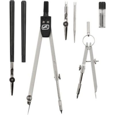 Set 7 piese Compas Herlitz foto