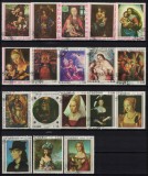Timbre Ecuador 1967, Seria Completa Picturi, Colectie, Posta Straina, Tema Arta
