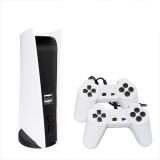Consola de jocuri video, conectivitate wireless, cu 2 controller wireless, cu 200 de jocuri incorporate, alb