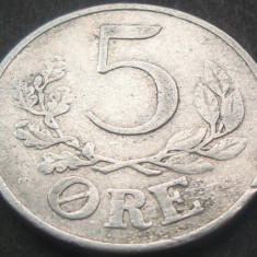 Moneda istorica 5 ORE - DANEMARCA, anul 1941 *cod 1436 B