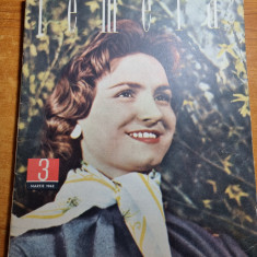 femeia martie 1962-ziua femeii ,revista contine supliment