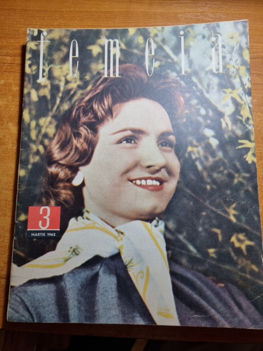 femeia martie 1962-ziua femeii ,revista contine supliment