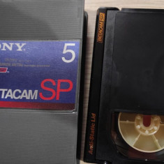 9 CASETE VIDEO BETACAM SP NEINREGISTRATE  SONY - BCT 5 MA - METAL TAPE 5 minute