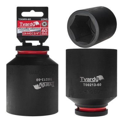 Cheie tubulara de impact 3 / 4&amp;quot;, 60 mm, Cr-Mo, Tvardy T00213-60 foto